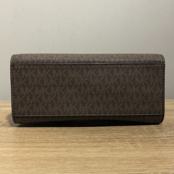 Michael Kors Mott Medium Messenger Leather Satchel Crossbody Handbag - Picture 5 of 14